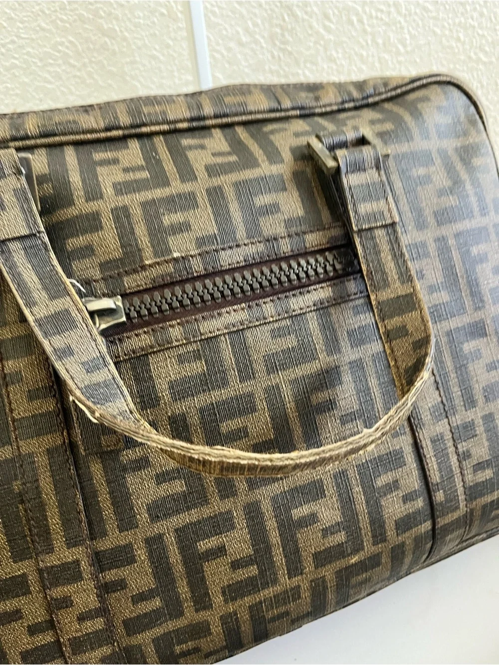 FENDI ZUcca unisex Messenger bag